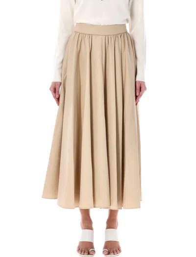 Patou Maxi Skirt In Beige