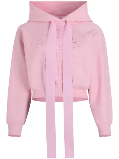 Patou Medallion Hoodie In Pink