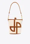 Patou Medium Jp Bucket Bag In Neutral
