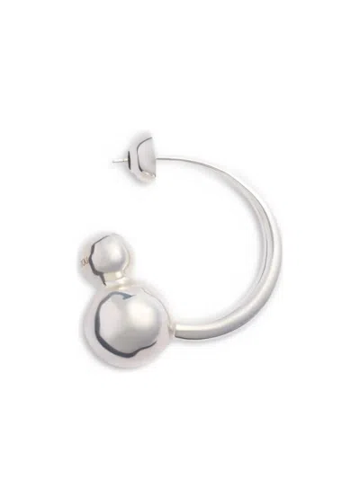 Patou Mercury Hoop Earring In Metallic