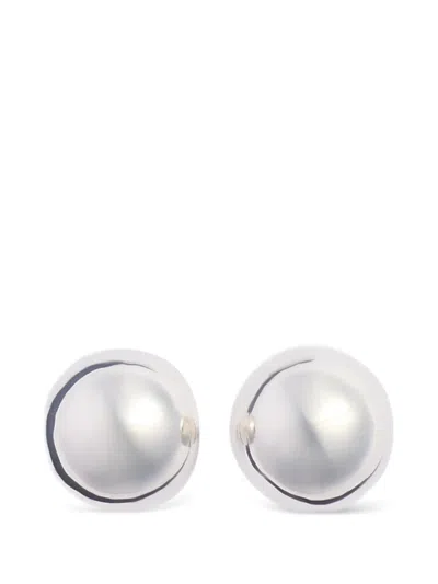 Patou Mercury Stud Earrings In Silver