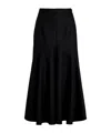 Patou Mermaid Midi Skirt In Black