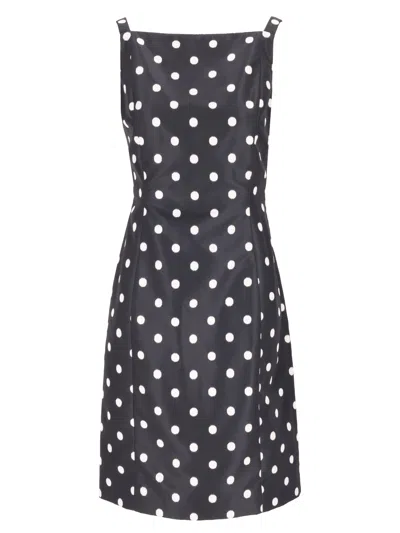 Patou Pencil Midi Dress In Blue