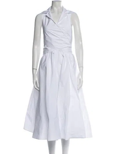 Pre-owned Patou Midi Length Dress In Blue