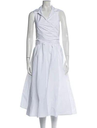 Pre-owned Patou Midi Length Dress In Blue