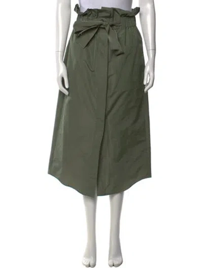 Pre-owned Patou Midi Length Skirt W/ Tags In Green