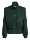 Patou Military Pocket Jacket In Green