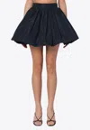 Patou Black Balloon Mini Skirt