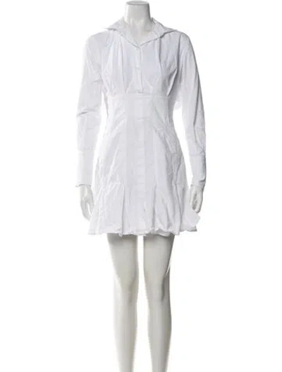 Pre-owned Patou Mini Dress In White