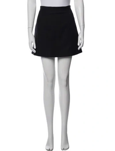 Pre-owned Patou Mini Skirt In Black