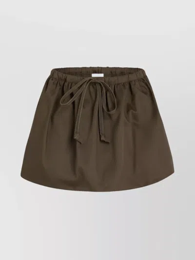 PATOU MINI SKIRT IN ORGANIC COTTON
