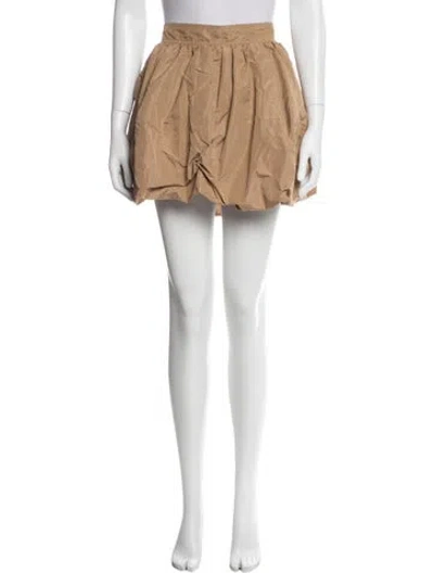 Pre-owned Patou Mini Skirt In Neutrals