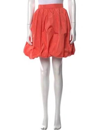 Pre-owned Patou Mini Skirt In Orange
