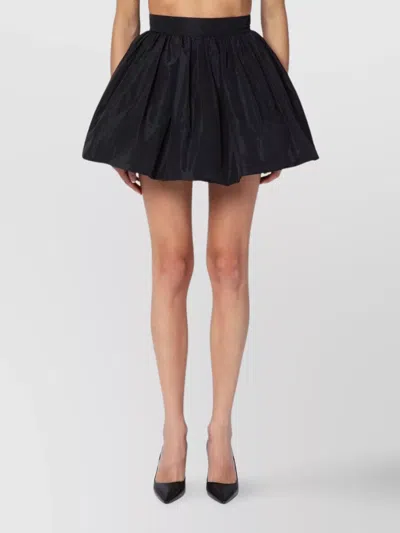 PATOU MINI SKIRT WITH ELASTIC WAISTBAND AND FLARED SILHOUETTE