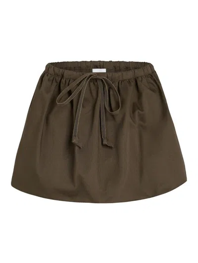 PATOU ORGANIC COTTON MINI SKIRT