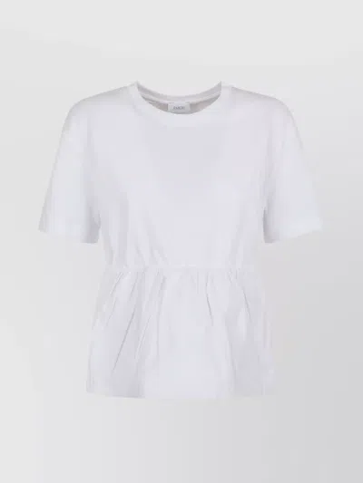 Patou Mixed Fabric Volume T-shirt