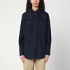 Patou Navy Blue Cotton Shirt In Blue