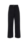 Patou Large Belt Trousers In Navy