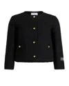 Patou No Collar Box Jacket In Black