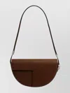 Patou Nubuck Shoulder Bag Adjustable Strap Design