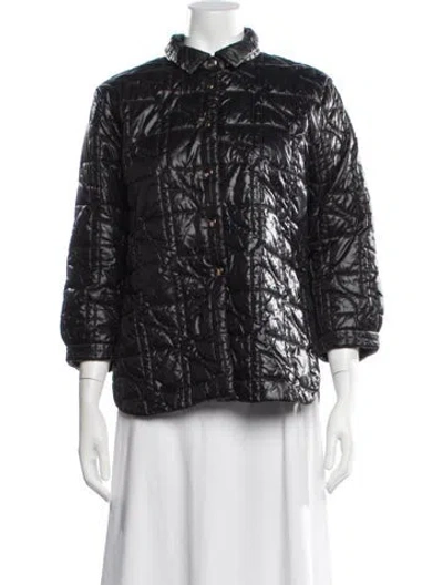 Pre-owned Patou Nylon Jacket In Black