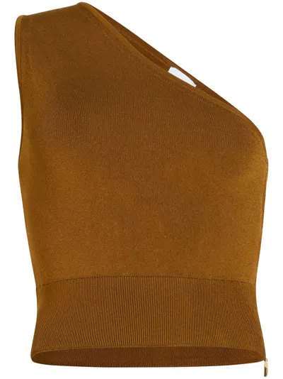 PATOU ONE-SHOULDER KNITTED TOP