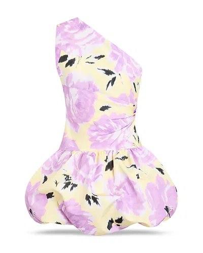 Patou One Shoulder Mini Dress In Pink