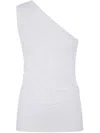 Patou One Shoulder Top In White