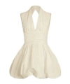 Patou Open-back Bubble Mini Dress