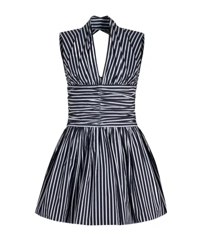 Patou Open-back Minidress In Black