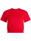 Patou Open-back T-shirt In Red