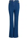 Patou Wide-legged Trousers In Blue