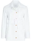 Patou Organic Cotton Parka In White