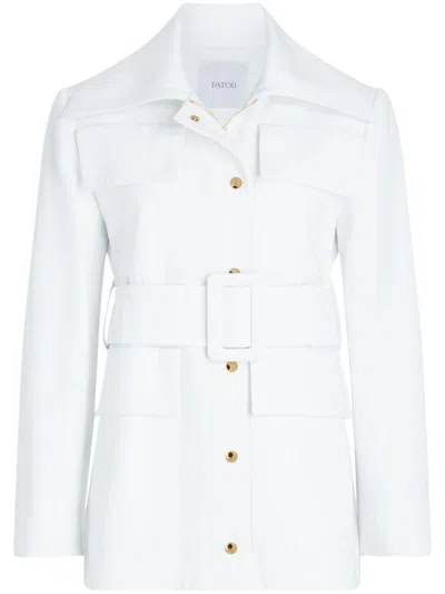 Patou Organic Cotton Parka In White