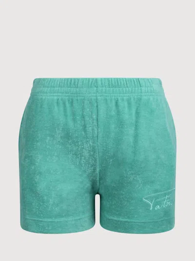 Patou Organic Cotton Shorts In Green