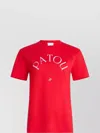 Patou Logo And Jp Print Organic Cotton T-shirt Clothing