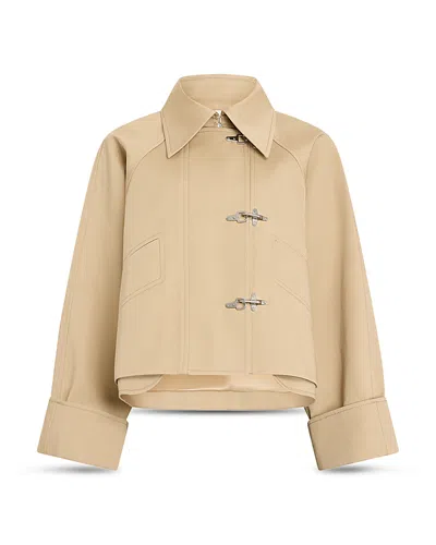 Patou Oversized Cropped Parka In Neutral