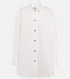 Patou Oversized Denim Shirt In White