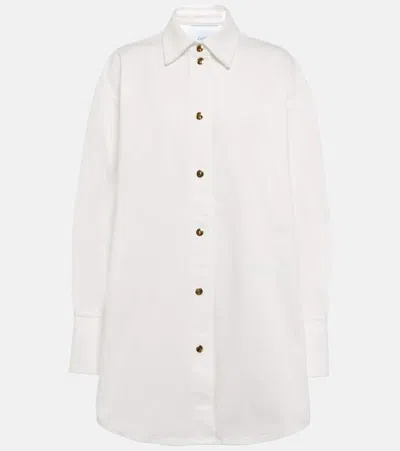 Patou Oversized Denim Shirt In White