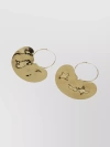 PATOU OVERSIZED HOOP EARRING IN GOLD TONE