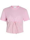 Patou Panelled T-shirt In Pink
