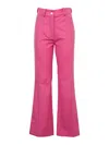 Patou Flared Leg Pants In Pink