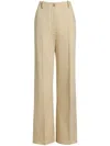 Patou Organic Cotton Trousers In Beige