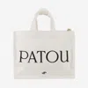 Patou Small Tote Bag With Shoulder Strap And Top Handles