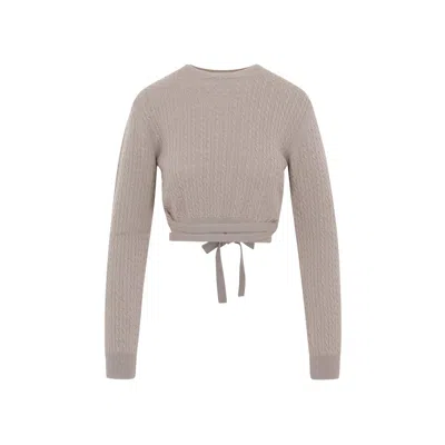 PATOU PATOU PATOU CURVE LINK CROPPED JUMPER