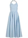 Patou Pastel Ice-colored Midi Dress In Blue