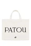 Patou Patterned Handbag In White