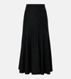 Patou Mermaid Midi Skirt In Black