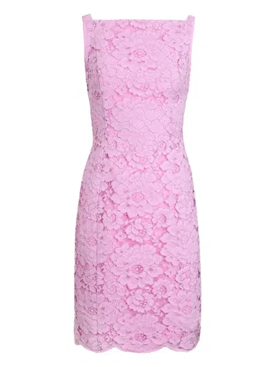 Patou Pencil Midi Dress In Purple
