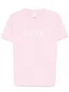 Patou Cotton T-shirt With Bold Logo And Relaxed Fit